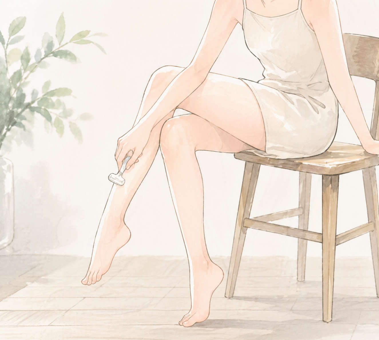 シェービングイメージイラスト