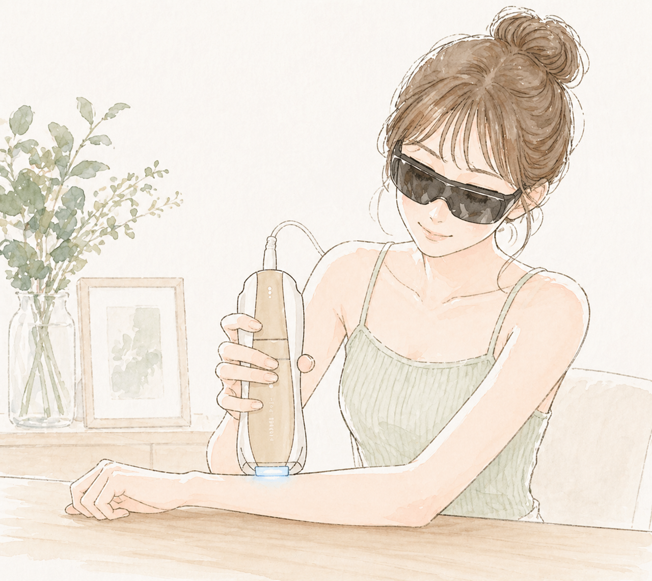 使用テストイメージイラスト